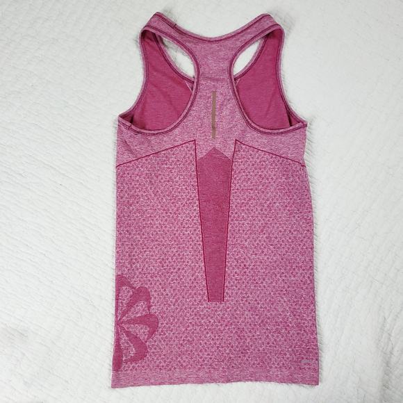 Nike Dri-Fit Racerback Marled Red Pink Athletic Wicking Running Gym Tank Top XS - Picture 7 of 11